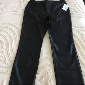 Women's Black Pants leather Style 12L